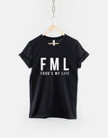 FML Tshirt Food39s My Life Tshirt Vegan Vegetarian Foodie T Shirt Graphic Tee – Cozy Vibes · High-Quality Print
