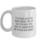 LeftHanded Person Gift Lefthander Mug Lefty Present In Their Right Minds Graphic Tee – Warm & Stylish · Must-Have Style