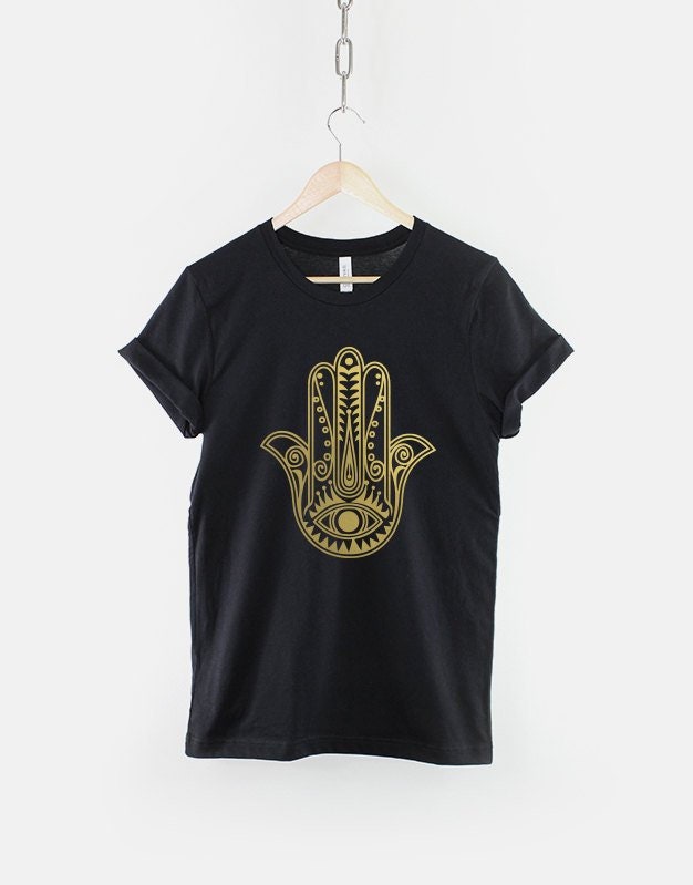 Hamsa Evil Eye Fatima Yoga Hand Of Fatima Hand Of Hamsa Shirt Hamsa TShirt Hamsa Hand Of Fatima T Shirt Spiritual Hamsa Hand TShirt Graphic Tee – Cozy Vibes · Top Pick For Any Outfit