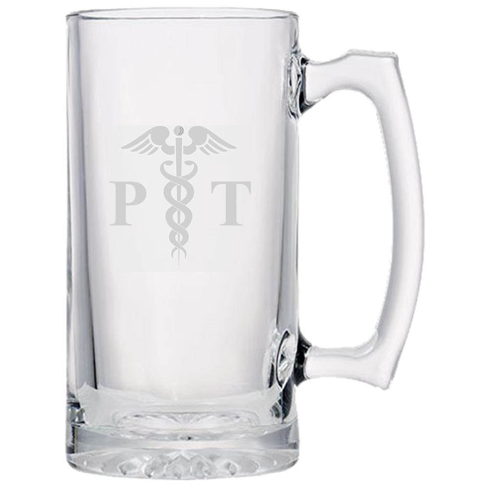 Physical Therapist Beer Mug Physical Therapy Gift Etched Glass Beer Mug Graphic Tee – Warm & Stylish · Great Gift For Fans