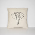 Geometric Elephant Pillow Geometric Cushion Housewarming Gift Cushions Throw Pillows Elephant Gifts Elephants Geometric Animal Art Graphic Tee – Bold Style · Must-Have Style