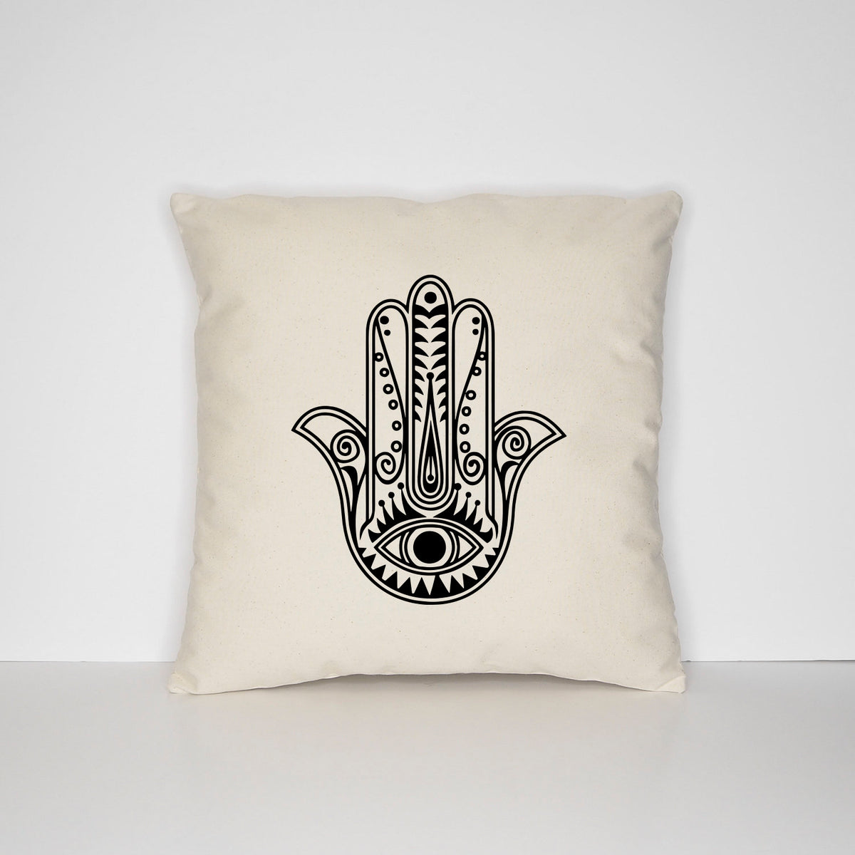 Evil Eye Hamsa Pillow Case Fatima Hand Of Hamsa Decor Hand Of Fatima Cushion Cover Graphic Tee – Cozy Vibes · Must-Have Style