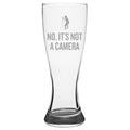 Funny Surveying Gift Surveyor Gift Idea Land Surveyor Gift No It39s Not A Camera Beer Glass Pilsner Glass Graphic Tee – Feel-Good Design · High-Quality Print