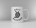 Knit Happens Mug Grandma Knitting Coffee Mug Nan Knitting Tea Cup Gift Graphic Tee – Warm & Stylish · Great Gift For Fans