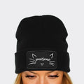 Cat Beanie Hat Pawsome Hat Cat Ears Winter Hat Crazy Cat Lady Cat Lover Gift Graphic Tee – Aesthetic Look · Trending Graphic Apparel