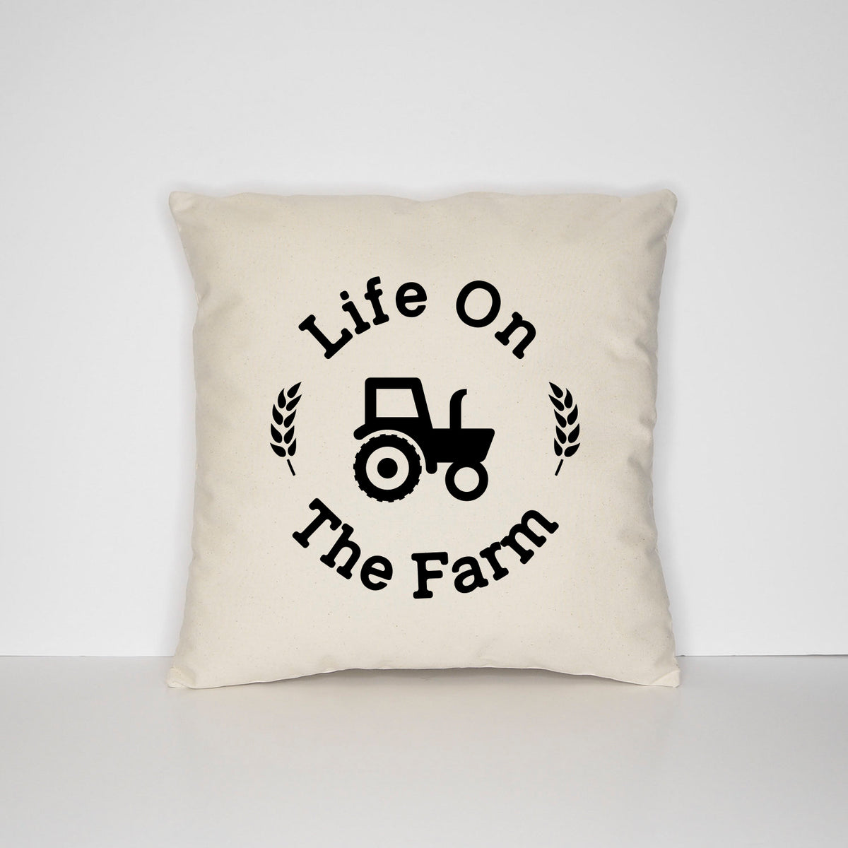 Farmhouse Decor Rustic Life On The Farm Pillow Case Cushion Cover Graphic Tee – Aesthetic Look · High-Quality Print