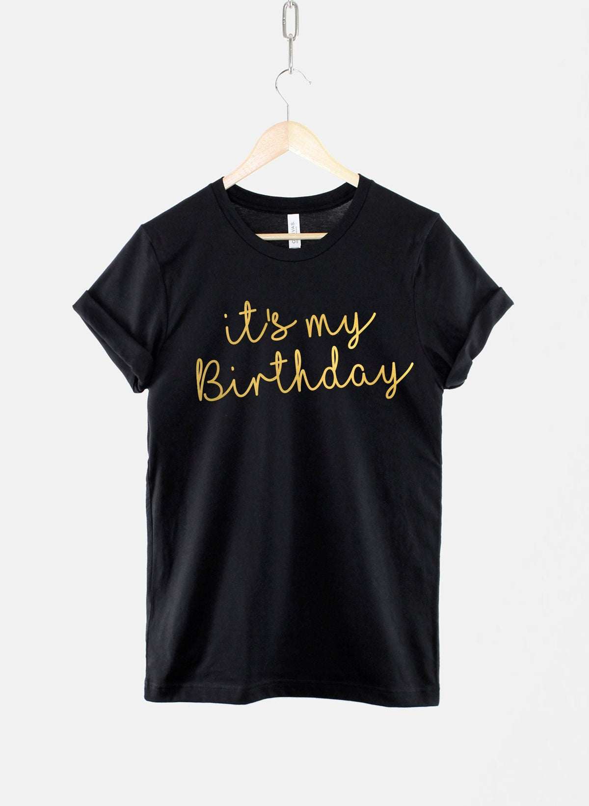 Script It39s My Birthday Girl T Shirt Birthday Girls TShirt 16th Birthday 18th 21st 30th 40th 50th 60th Grey Black White Graphic Tee – Bold Style · Top Pick For Any Outfit