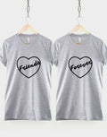 2 Best Friends TShirts Set Friends Forever Best Friend TShirt Twin Pack of 2 Graphic Tee – Easygoing Wear · Top Pick For Any Outfit