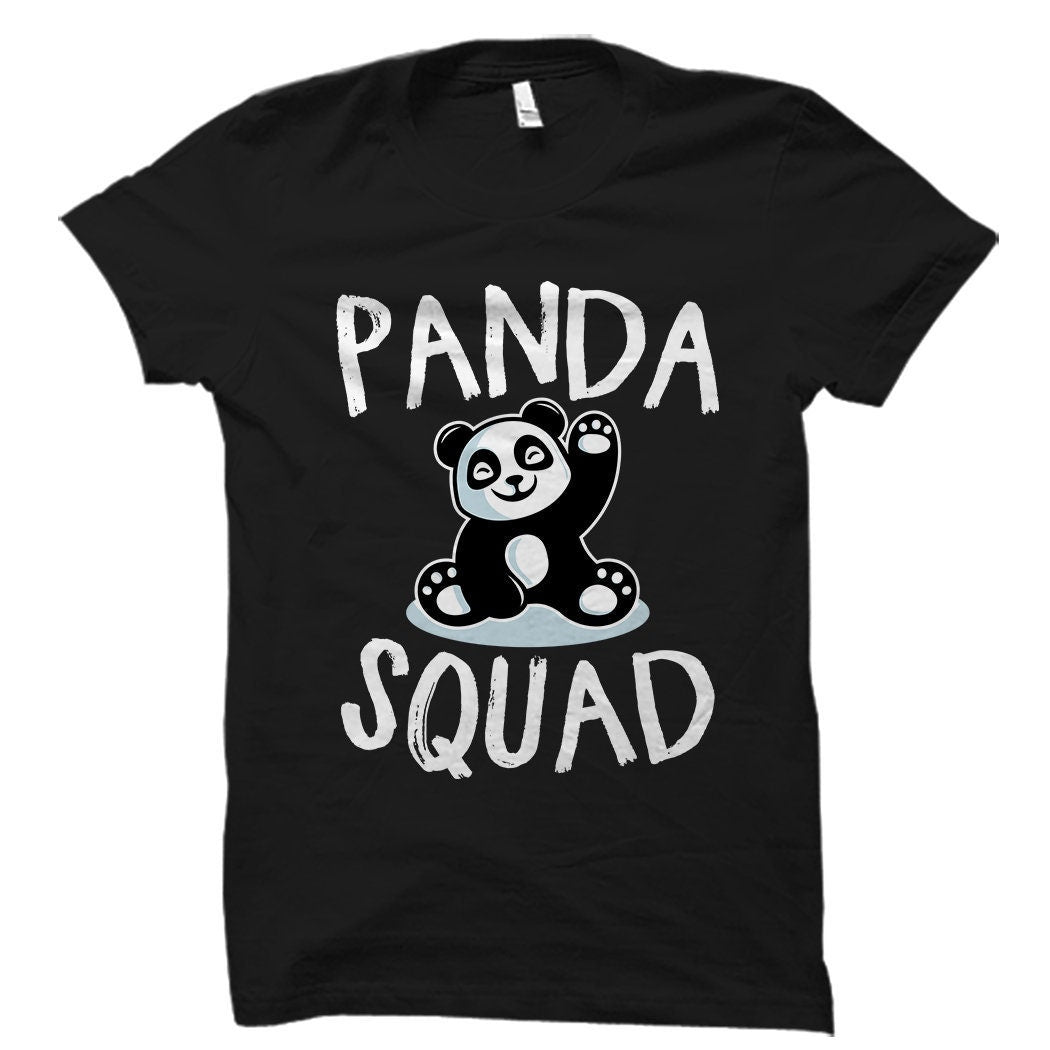 Panda Squad Shirt Panda TShirt Panda Gift Panda Lover Gift Panda Lover Shirt Panda Party Panda Birthday Panda Theme OS6040 Graphic Tee – Premium Graphic · Perfect For Daily Wear