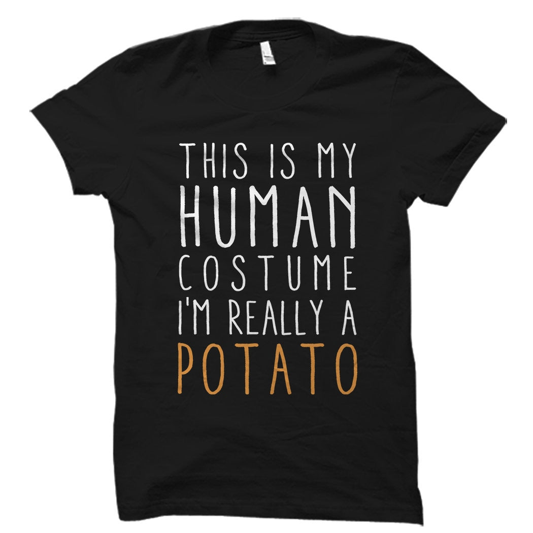 Funny Potato Shirt for Potato Fan Potato Gift for Potato Lover Shirt Funny Potato Gift for Friend Sweet Potato Gift Im Really Potato OS1213 Graphic Tee – Cozy Vibes · Perfect For Daily Wear