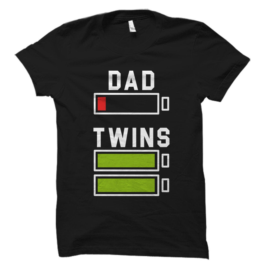 Dad of Twins Shirt Dad of Twins Gift Twins Dad Gift Twins TShirt Twins Gift Twin Dad TShirt OS5750 Graphic Tee – Easygoing Wear · High-Quality Print