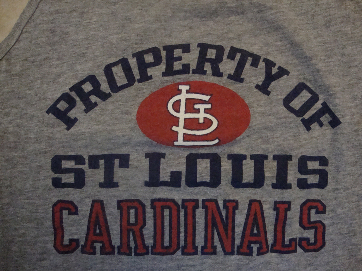 Vintage 8039s MLB St Louis Cardinals Baseball Sportswear Fan Sleeveless T Shirt Size M Graphic Tee – Premium Graphic · Perfect For Daily Wear