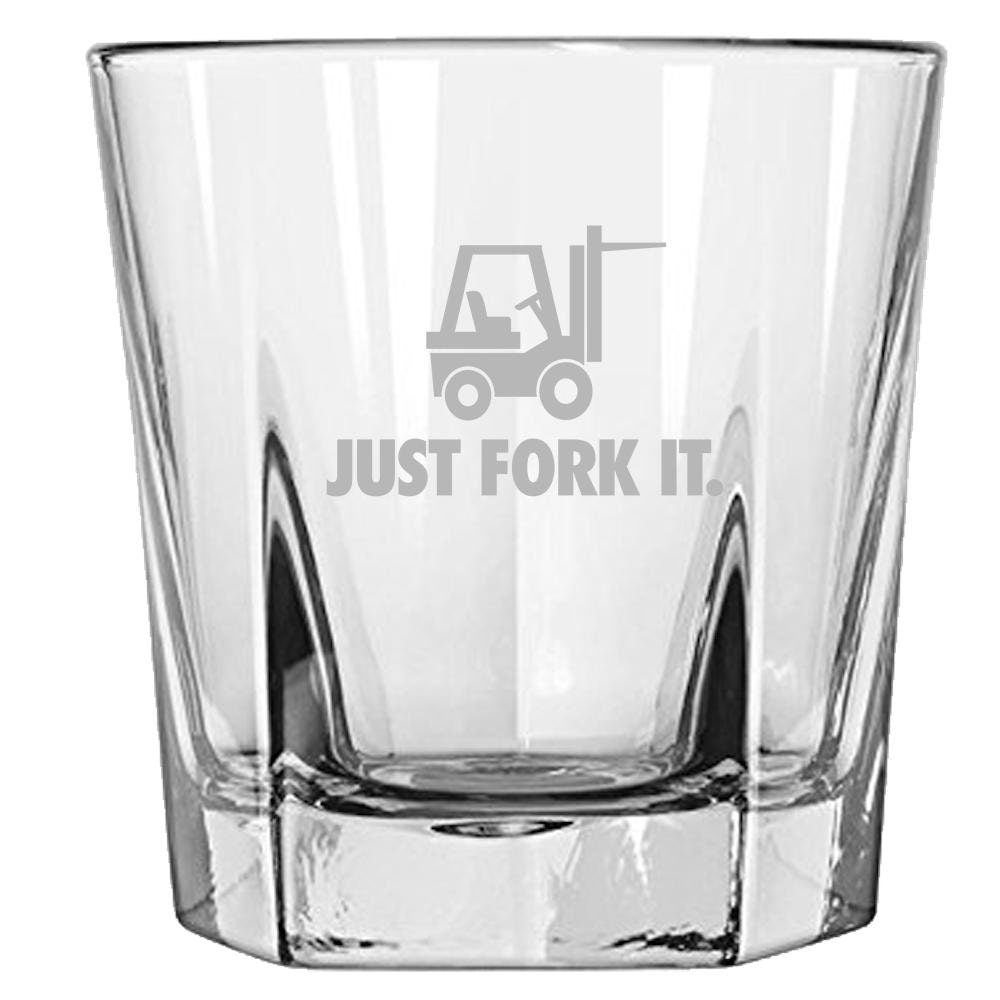 Funny Forklift Rocks Glass Forklift Operator Gift Forklift Driver Present Just Fork It Forklift Gift Whiskey Tumbler Graphic Tee – Cozy Vibes · Top Pick For Any Outfit