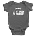 Bicycle Mechanic Baby Bodysuit Bike Mechanic Baby Shirt Baby Onepiece Let My Daddy Fix Your Bike Baby Shower Gift Idea Graphic Tee – Soft Feel · Must-Have Style