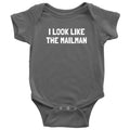 Mailman Baby Bodysuit Postal Worker Baby Gift Postman Baby Onepiece I Look Like The Mailman Funny Baby Shower Gift Graphic Tee – Warm & Stylish · Perfect For Daily Wear