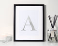 Personalized Anniversary Gift Name Initial Print Wall Art Graphic Tee – Everyday Comfort · Must-Have Style