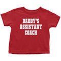 Cute Toddler Shirt Coach Toddler Tee Daddy39s Assistant Coach Birthday Gift Idea Graphic Tee – Fan Favorite · High-Quality Print
