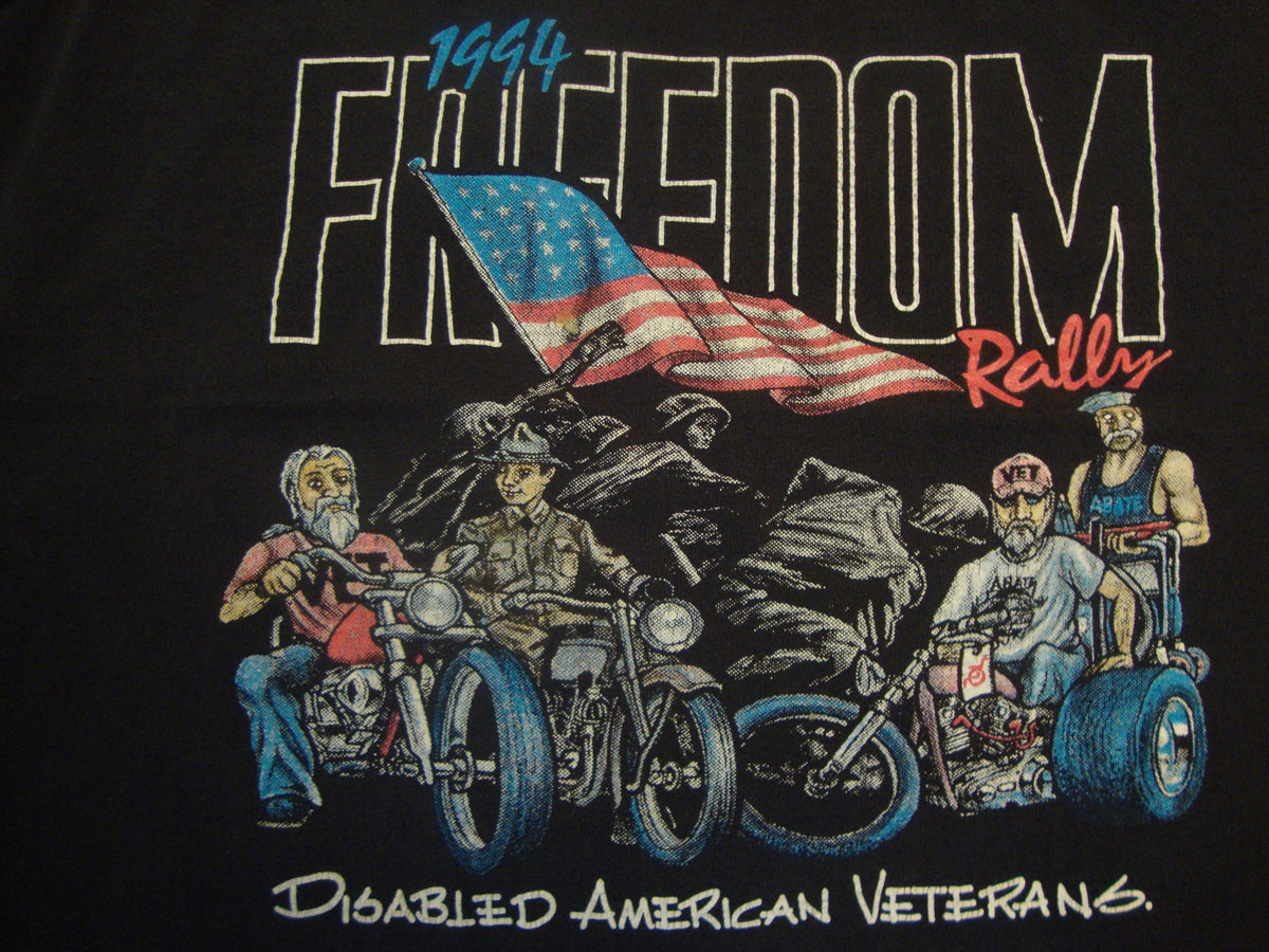 Vtg 9039s Freedom Rally Disabled American Veterans Sleeveless Tank top T Shirt L Tank Top – Fan Favorite · Top Pick For Any Outfit