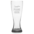 Aircraft Spotter Gift Plane Spotting Beer Glass Aviation Enthusiast Present Plane Geek Airplane Lovers Pilsner Glass Graphic Tee – Warm & Stylish · Great Gift For Fans