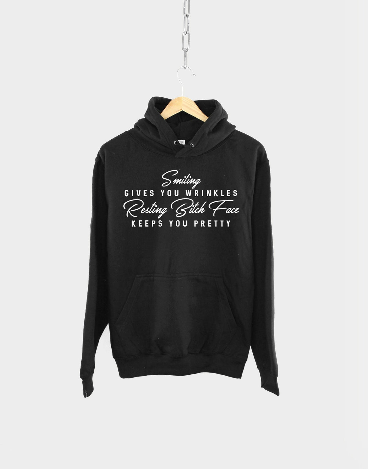 Resting Bitch Face Hoody Funny Sarcastic Slogan Hoodie Hoodie – Feel-Good Design · Top Pick For Any Outfit