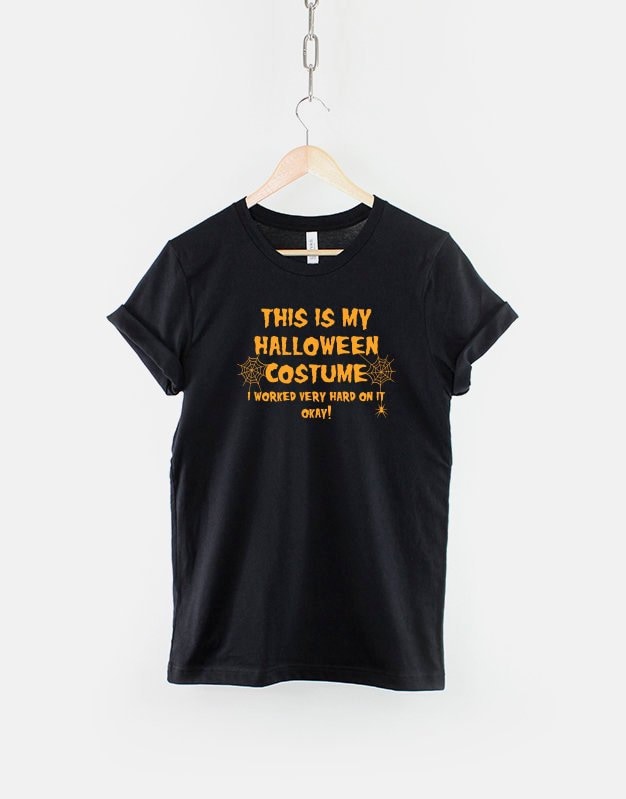 Kids Halloween Shirt This Is My Halloween Costume Childrens Halloween TShirt Graphic Tee – Warm & Stylish · Trending Graphic Apparel
