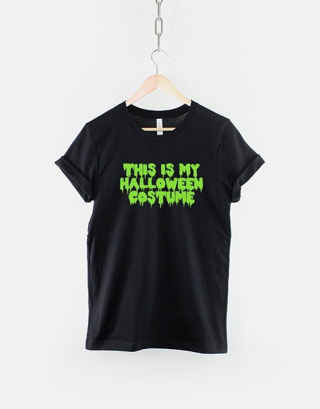 Kids Halloween Slogan Shirt This Is My Halloween Costume TShirt Graphic Tee – Warm & Stylish · Great Gift For Fans