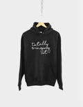 Totally Winging It Script Hoodie Women39s Hoody Sweatshirt Hoodie – Cozy Vibes · Trending Graphic Apparel