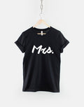 Mrs Shirt Slogan Wifey Getting Married TShirt Graphic Tee – Cozy Vibes · Must-Have Style