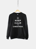 Keep Calm Its Christmas Crew Neck Sweatshirt Sweatshirt – Feel-Good Design · Must-Have Style