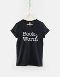 Book Worm Funny Hipster Student TShirt Graphic Tee – Soft Feel · Trending Graphic Apparel