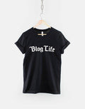Blog Life Gangster TShirt Blogger Thug Slogan Shirt Graphic Tee – Cozy Vibes · Perfect For Daily Wear