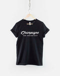 Champagne For Breakfast TShirt Graphic Tee – Feel-Good Design · Perfect For Daily Wear