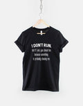 I Don39t Run but If I am You Should Too Because Somethings Probably Chasing Me Tshirt Funny Fitness Marathon Tshirt Graphic Tee – Aesthetic Look · Great Gift For Fans