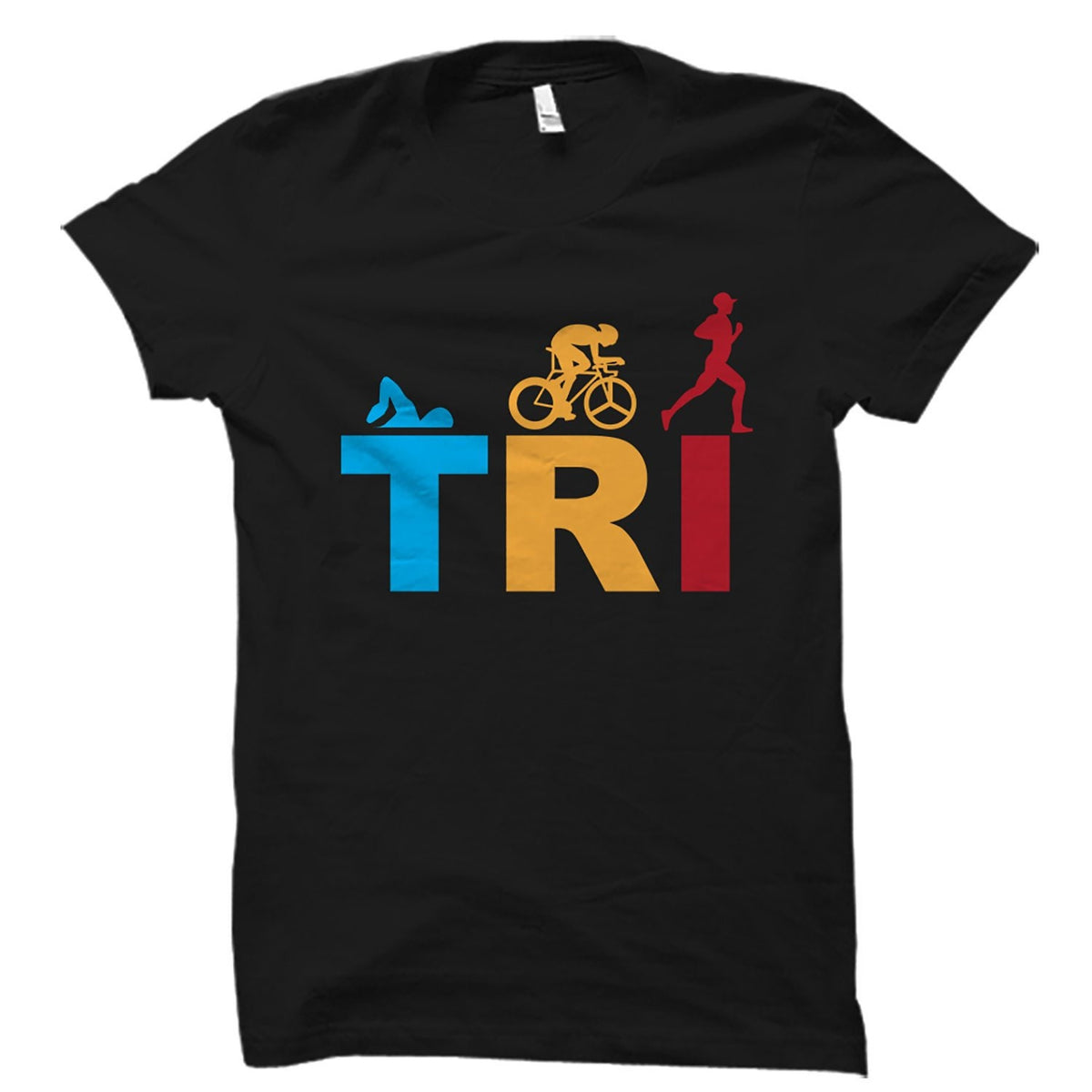 Triathlon Shirt Triathlete Gift Triathlon Gift Gift For Triathlete Triathlon TShirt Triathlete Shirt Triathlon Champion OS1465 Graphic Tee – Soft Feel · High-Quality Print