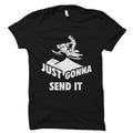 Snocross Gift Snocross Shirt Snowmobile Shirt Snowmobile Gift Snocross Racer Gift Snowmobile Snowmobiling Just Gonna Send It OS2210 Graphic Tee – Soft Feel · Trending Graphic Apparel