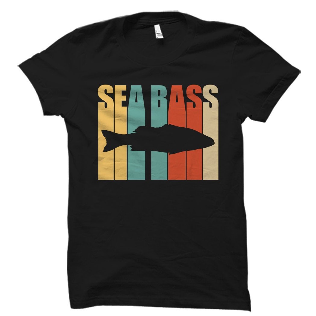 Sea Bass Gift Sea Bass Shirt Seabass Shirt Seabass Gift Fish Shirt Fish Gift Sea Bass Fishing Gift Sea Bass Fishing Shirt Fisher OS2002 Graphic Tee – Soft Feel · Perfect For Daily Wear