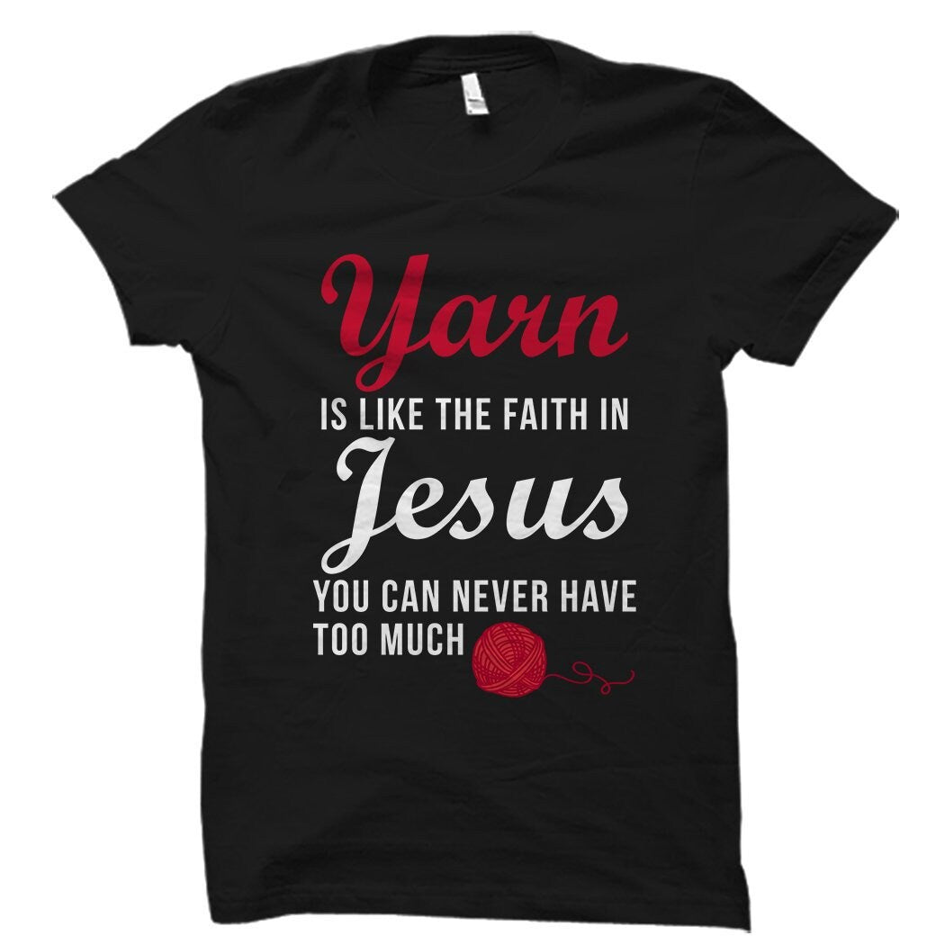 Yarn Shirt Knitting Shirt Weaving Shirt Crochet Shirt Knitting Gift Weaving Gift Crochet Gift Jesus Shirt Jesus Gift OS5572 Graphic Tee – Premium Graphic · Top Pick For Any Outfit