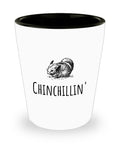 Funny Chinchilla Shot Glass Chinchillin39 Chinchilla Owner Gift Small And Large Sizes Available Graphic Tee – Aesthetic Look · Trending Graphic Apparel
