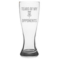 Disc Golf Beer Glas Disc Golfer Gift Frolf Tears Of My Opponents Pilsner Glass Graphic Tee – Premium Graphic · Top Pick For Any Outfit