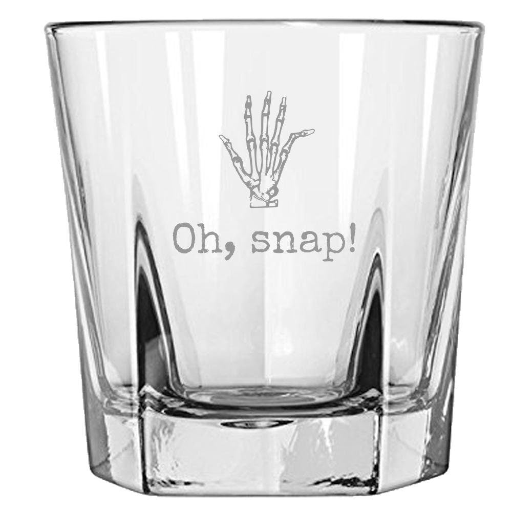 Orthopedic Rocks Glass Orthopedist Gift Chiropractor Gift Orthopedic Surgeon Radiology Gift Oh Snap Whiskey Tumbler Graphic Tee – Warm & Stylish · High-Quality Print