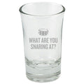 Funny Drum Gift Snare Drummer Gift Idea Percussionist Present Drums Shot Glass What Are You Snaring At Graphic Tee – Soft Feel · Perfect For Daily Wear