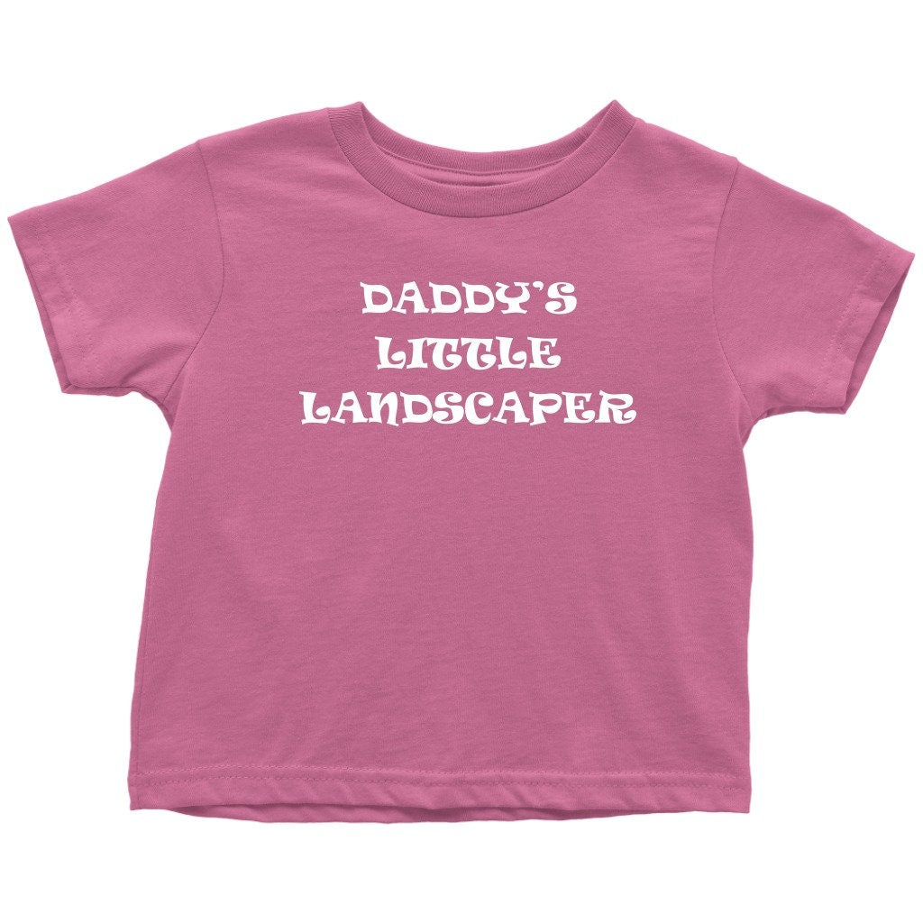 Landscaper Toddler Shirt Landscaper Toddler Tee Landscaping Birthday Gift Daddy39s Little Landscaper All Cotton Graphic Tee – Soft Feel · Must-Have Style