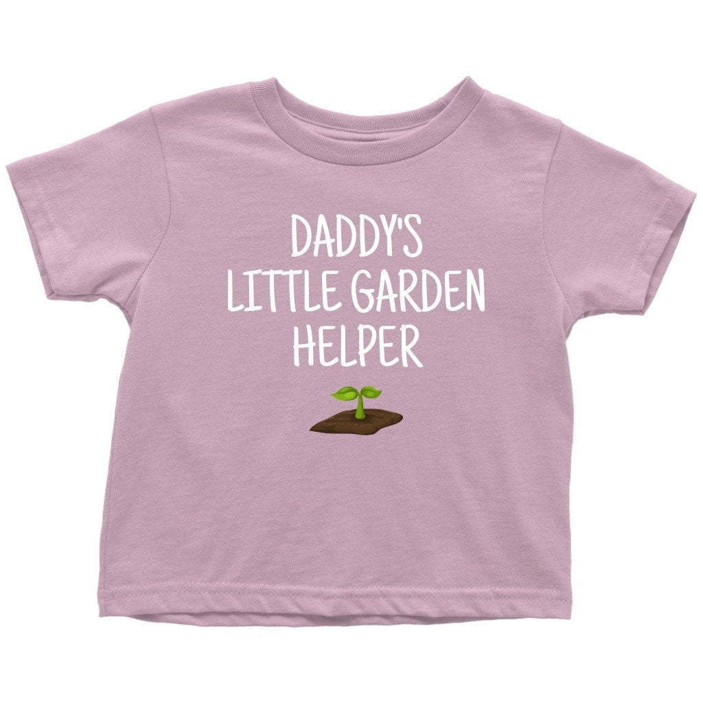Cute Toddler Shirt Gardening Toddler Tee Daddy39s Little Garden Helper Customization Available Birthday Gift Graphic Tee – Feel-Good Design · Must-Have Style