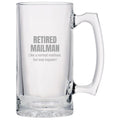 Retired Mailman Beer Mug Mailman Retirement Gift Mailman Beer Glass Postman Present Graphic Tee – Cozy Vibes · Top Pick For Any Outfit