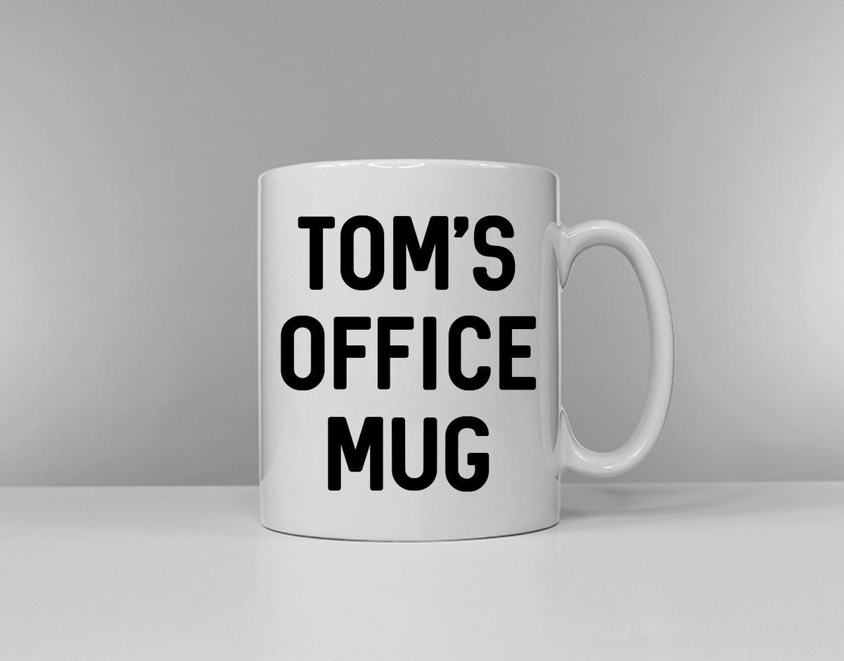 Personalized Office Mug Personalised Work Gift Coffee Mug New Job Custom Mug Graphic Tee – Everyday Comfort · Top Pick For Any Outfit
