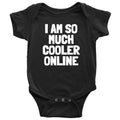 Blogging Baby Bodysuit Blogger Baby Onepiece Funny Baby Gift So Much Cooler Online Many Sizes And Colors Available Graphic Tee – Aesthetic Look · Perfect For Daily Wear