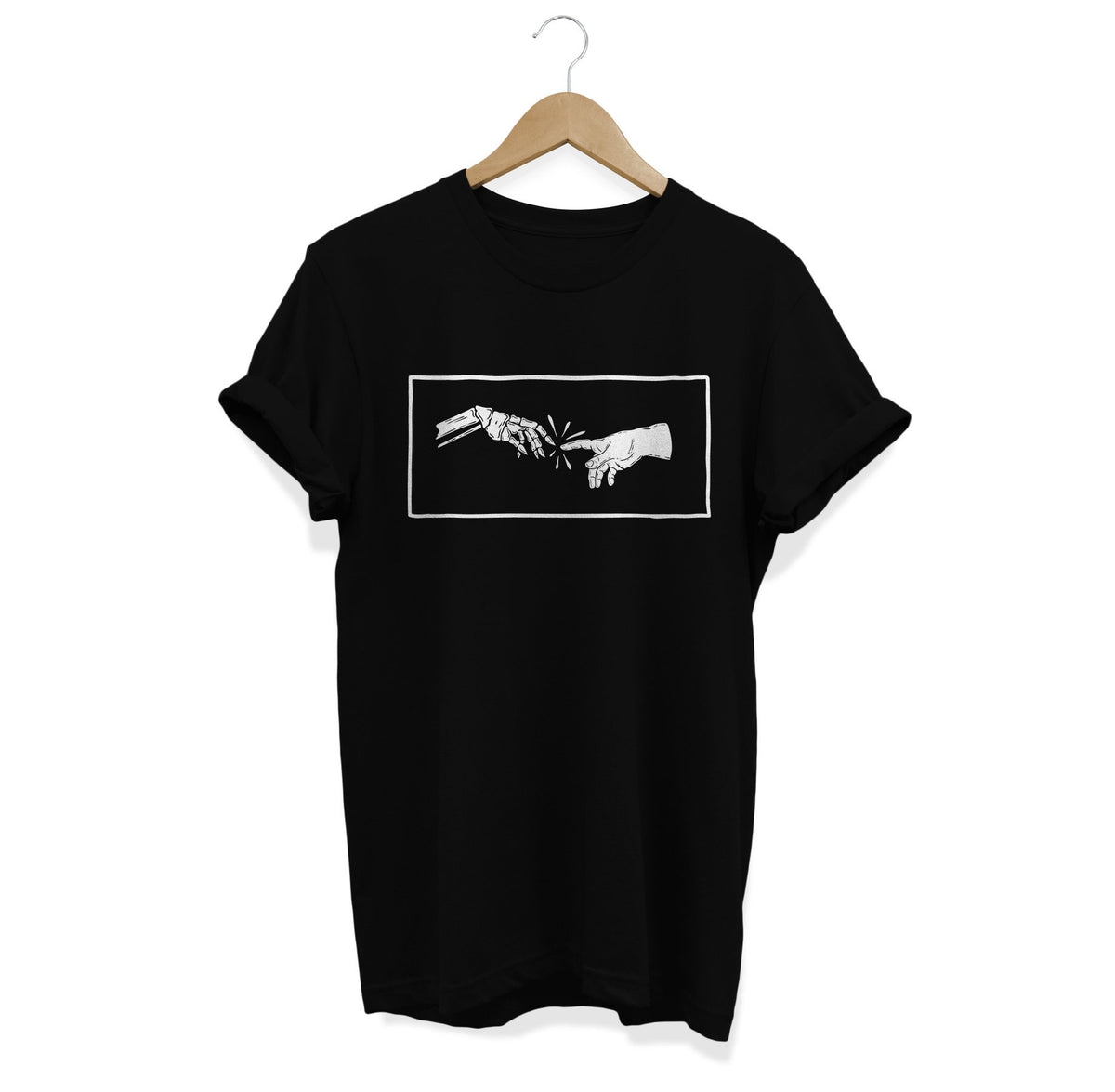 Skeleton Hand T shirt Death Touch Graphic Tee Dark Goth Style Shirt Graphic Tee – Warm & Stylish · Great Gift For Fans