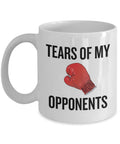 Boxing Coffee Mug Funny Boxer Gift Present For Boxer Tears of My Opponents Graphic Tee – Feel-Good Design · Trending Graphic Apparel