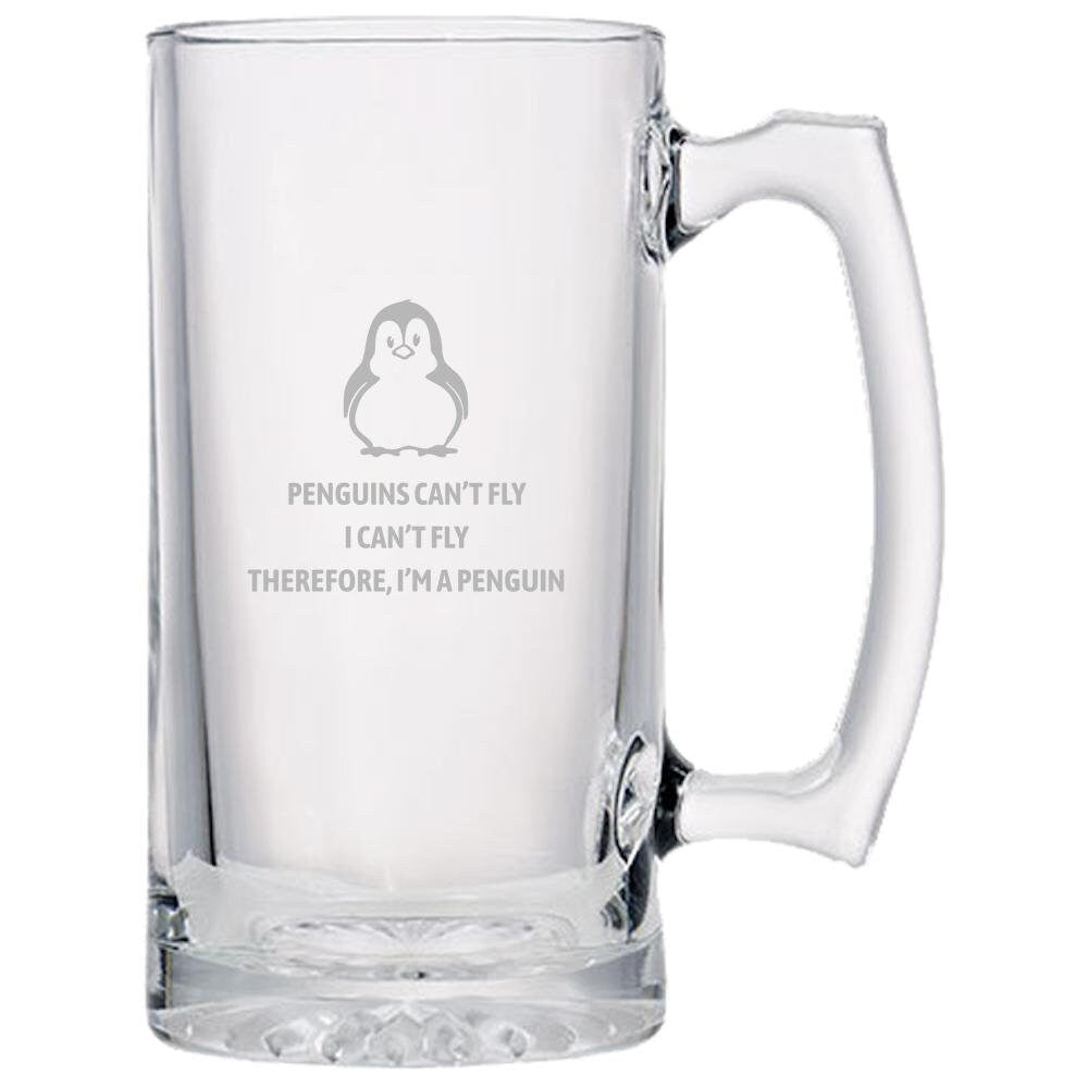Penguin Gift Penguin Gifts Penguin Birthday Gift Penguin Beer Mug Funny Penguin Beer Glass I Am a Penguin Graphic Tee – Bold Style · Trending Graphic Apparel