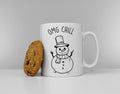 Christmas Snowman OMG Chill Coffee Mug Graphic Tee – Soft Feel · Great Gift For Fans